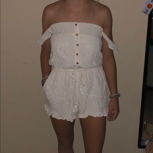 White American eagle romper